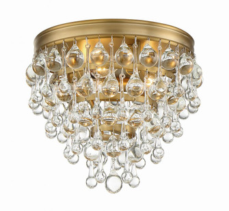 Calypso 10.5'' Crystal Teardrop Vibrant Gold Flush Mount (205|135-VG)