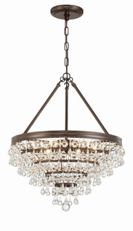 Calypso 20'' Crystal Teardrop Vibrant Bronze Chandelier (205|136-VZ)