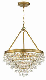 Calypso 20'' Crystal Teardrop Vibrant Gold Chandelier (205|136-VG)