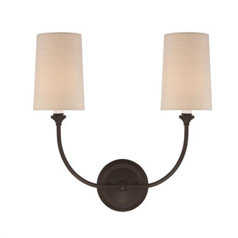 Libby Langdon Sylvan 2 Light Dark Bronze Sconce (205|2242-DB)