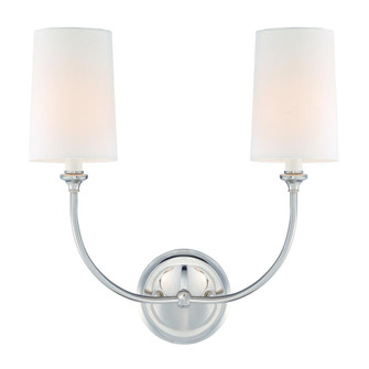 Libby Langdon Sylvan 15.5'' Polished Nickel Sconce (205|2242-PN)