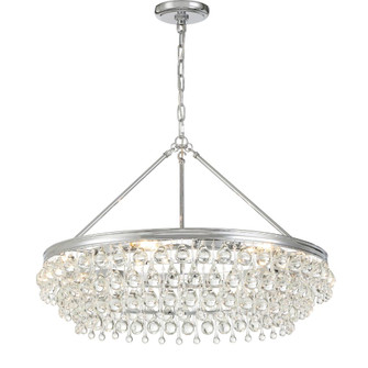 Calypso 30'' Crystal Teardrop Polished Chrome Chandelier (205|275-CH)