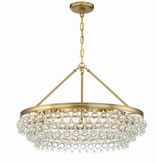 Calypso 30'' Crystal Teardrop Vibrant Gold Chandelier (205|275-VG)