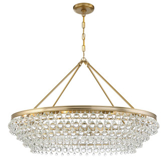 Calypso 40'' Crystal Teardrop Vibrant Gold Chandelier (205|278-VG)