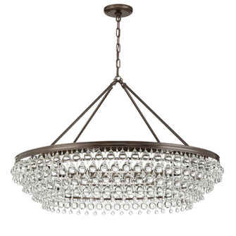 Calypso 40'' Crystal Teardrop Vibrant Bronze Chandelier (205|278-VZ)