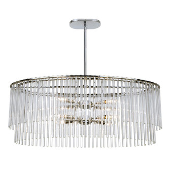 Bleecker 36'' Polished Chrome Oval Chandelier (205|398-CH)