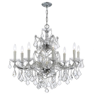 Maria Theresa 26'' Hand Cut Crystal Polished Chrome Chandelier (205|4408-CH-CL-MWP)