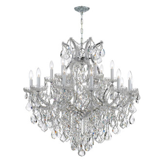 Maria Theresa 38'' Italian Crystal Polished Chrome Chandelier (205|4418-CH-CL-I)