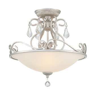 Ashton 16.5'' Hand Cut Crystal Olde Silver Semi Flush Mount (205|5010-OS-CL-MWP)