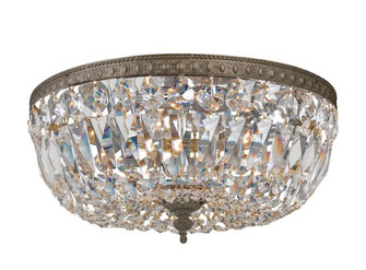 Crystorama 3 Light Clear Italian Crystal English Bronze Flush Mount (205|712-EB-CL-I)