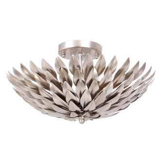 Broche 16'' Antique Silver Semi Flush Mount (205|505-SA)