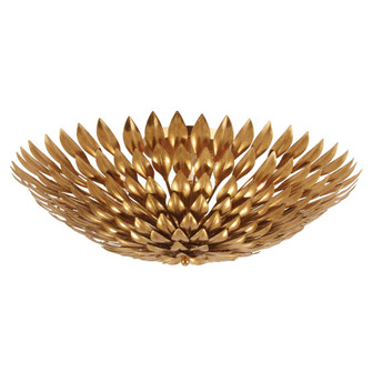 Broche 24'' Antique Gold Semi Flush Mount (205|507-GA)