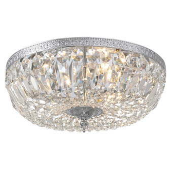 Crystorama 3 Light Spectra Crystal Polished Chrome Flush Mount (205|716-CH-CL-SAQ)