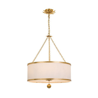 Broche 24'' Antique Gold Chandelier (205|518-GA)