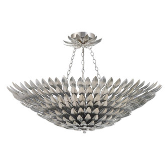 Broche 30'' Antique Silver Semi Flush Mount (205|519-SA_CEILING)