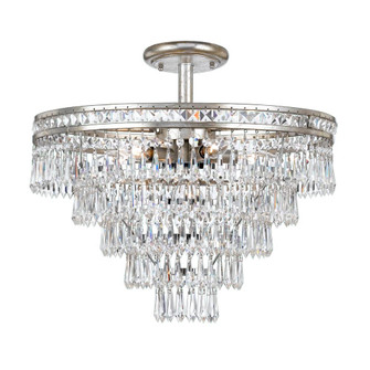 Mercer 20'' Hand Cut Crystal Olde Silver Semi Flush Mount (205|5264-OS-CL-MWP_CEILING)