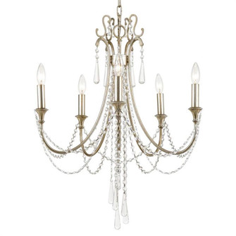 Arcadia 5 Light Antique Silver Chandelier (205|ARC-1905-SA-CL-MWP)