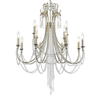 Arcadia 12 Light Antique Silver Chandelier (205|ARC-1909-SA-CL-MWP)