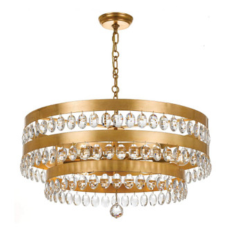 Perla 26'' Antique Gold Chandelier (205|6108-GA)