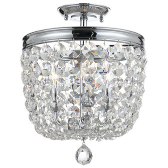Archer 3 Light Spectra Crystal Polished Chrome Ceiling Mount (205|783-CH-CL-SAQ)