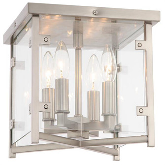 Danbury 4 Light Brushed Nickel Flush Mount (205|DAN-8793-BN)