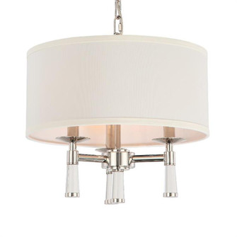 Baxter 3 Light Polished Nickel Chandelier (205|8863-PN)