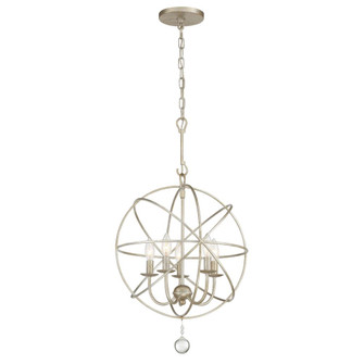 Solaris 17'' Olde Silver Chandelier (205|9224-OS)