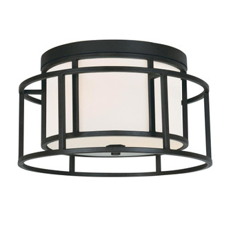 Brian Patrick Flynn Hulton 15'' Matte Black Flush Mount (205|9590-MK)