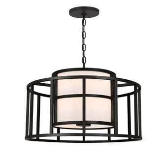 Brian Patrick Flynn Hulton 25'' Matte Black Chandelier (205|9595-MK)