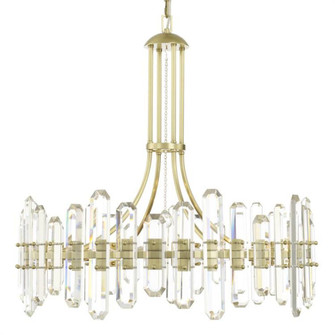 Bolton 12 Light Aged Brass Chandelier (205|BOL-8889-AG)