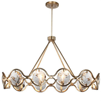 Quincy 10 Light Distressed Twilight Chandelier (205|QUI-7629-DT)