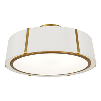 Fulton 24'' Antique Gold Semi Flush Mount (205|FUL-907-GA_CEILING)