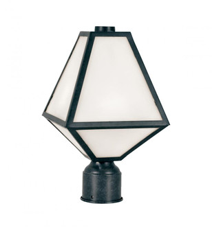 Brian Patrick Flynn Glacier 8'' Black Charcoal Outdoor Post (205|GLA-9707-OP-BC)