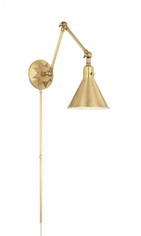 Morgan 7'' Aged Brass Task Sconce (205|MOR-8801-AG)