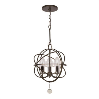 Solaris 3 Light English Bronze Sphere Outdoor Pendant (205|SOL-9325-EB)