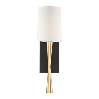 Trenton 5.5'' Aged Brass + Black Forged Sconce (205|TRE-221-AG-BF)