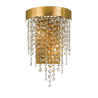 Winham 9.5'' Hand Cut Crystal Antique Gold Sconce (205|WIN-612-GA-CL-MWP)
