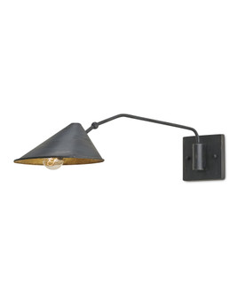 Serpa Black Single Swing-Arm Wall Sconce (92|5177)