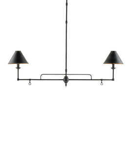 Prosperity Black Rectangular Chandelier (92|9000-0114)