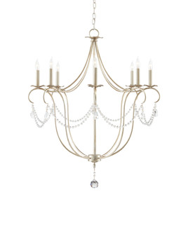 Crystal Lights Large Silver Chandelier (92|9891)