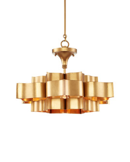 Grand Lotus Small Gold Chandelier (92|9944)
