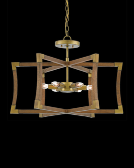 Bastian Small Chestnut Semi-Flush Mount (92|9000-0221)