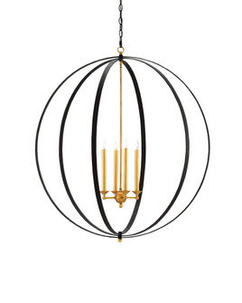 Ogden Black Orb Chandelier (92|9000-0238)