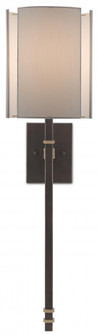 Rocher Bronze Wall Sconce, White Shade (92|5000-0119)