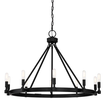 Fiora 10 Light Chandelier (21|92589-BK)