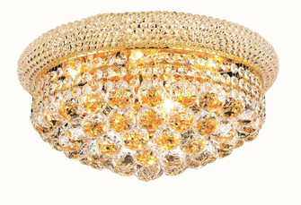 Primo 8 Light Gold Flush Mount Clear Royal Cut Crystal (758|V1800F16G/RC)