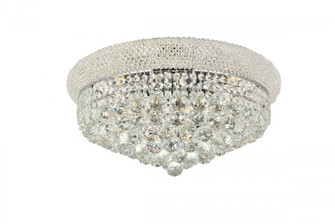 Primo 10 light Chrome Flush Mount Clear Royal Cut Crystal (758|V1800F20C/RC)