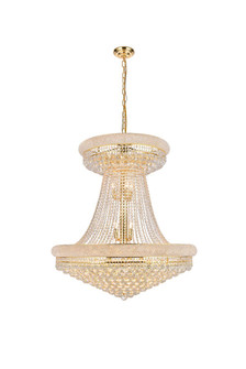 Primo 28 Light Gold Chandelier Clear Royal Cut Crystal (758|V1800G36SG/RC)