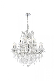 Maria Theresa 19 light Chrome Chandelier Clear Royal Cut Crystal (758|2800D30C/RC)