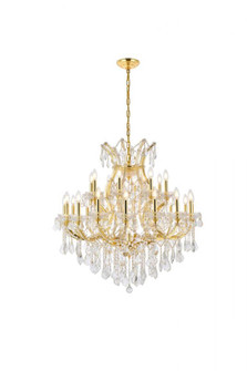 Maria Theresa 24 light Gold Chandelier Clear Royal Cut Crystal (758|2800D36G/RC)